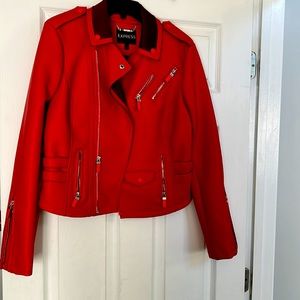 Faux leather jacket